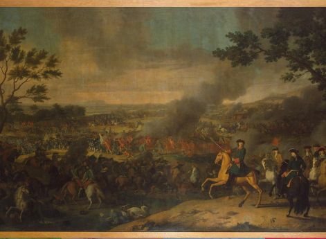 Л.Каравак. Пётр I в Полтавской битве. 1718 год