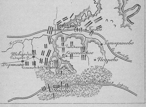 Сражение под Бородиным 26 августа 1812 года