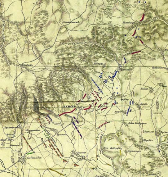 Сражения под Кульмом 29-30 августа 1813 года