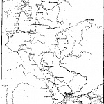 Карта похода 1711 года.