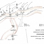 План-кроки, составленный участником атаки эриванцами большой батареи на Баш-Кадыклярских высотах 19 ноября 1853 года