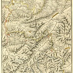 Положение войск в Альпах с 9 по 14 марта 1799 г.