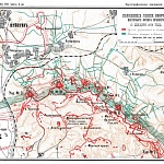 Положение линии обороны Восточного фронта крепости 18 декабря 1904 года
