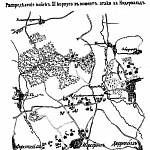 Распределение войск XI корпуса в момент атаки на Нидервальд